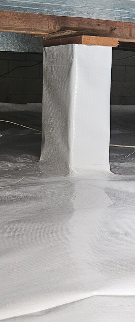 Crawlspace floor preparation